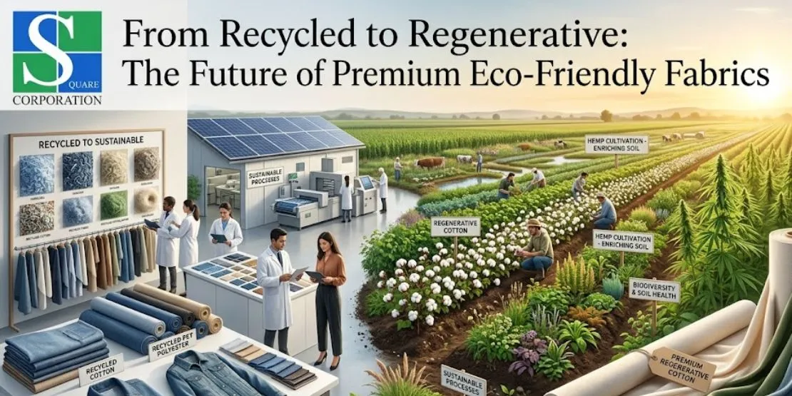 From Recycled to Regenerative: The Future of Premium Eco-Friendly Fabrics