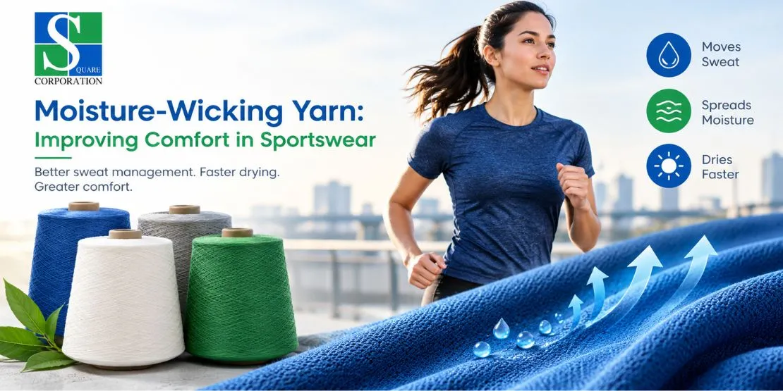 Moisture-Wicking Yarn: Improving Comfort in Sportswear