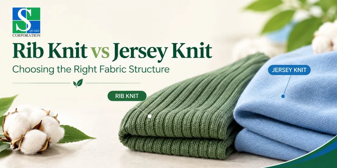 Rib Knit vs Jersey Knit: Choosing the Right Fabric Structure